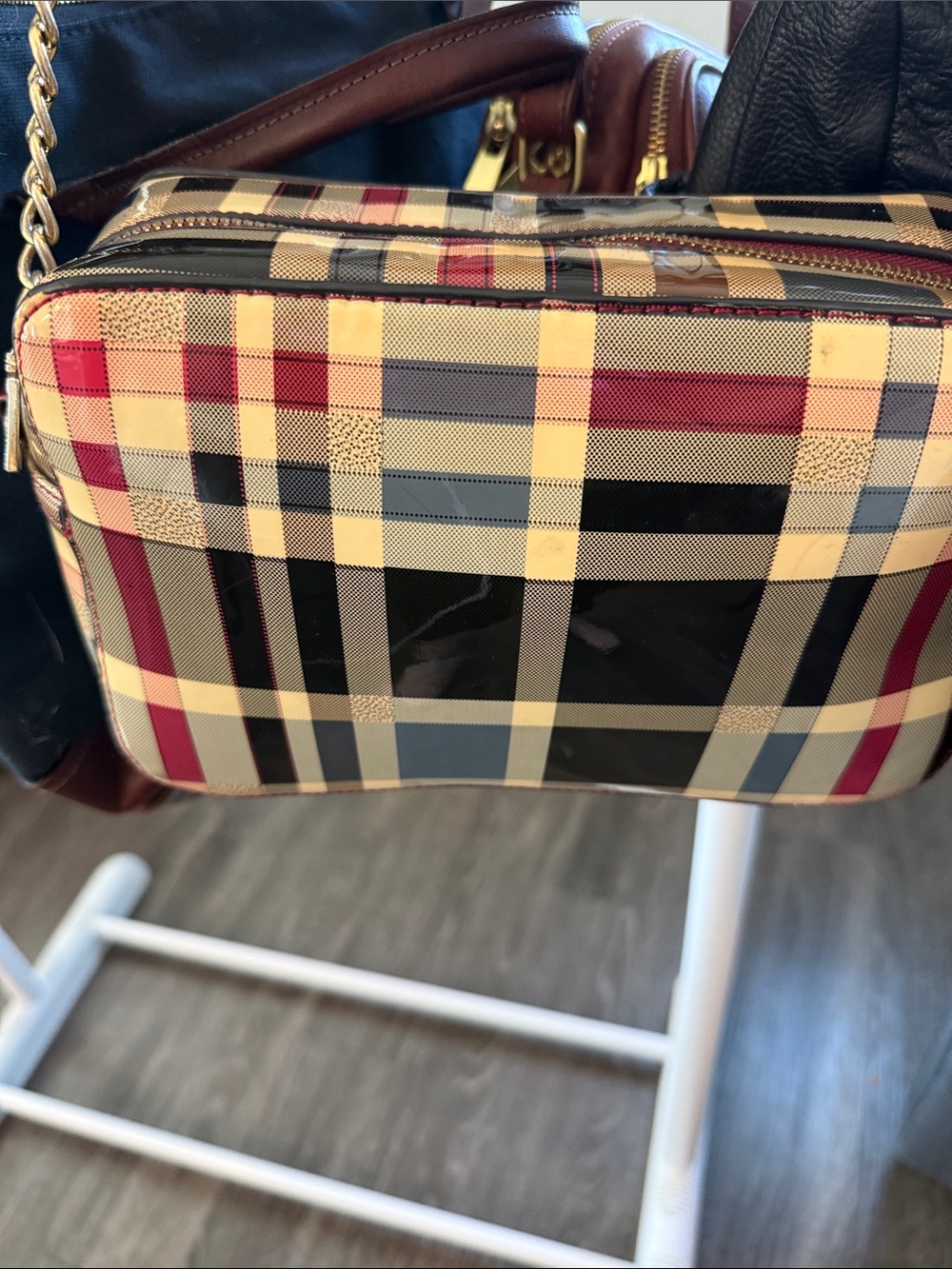 plaid camera bag - Picture 1 of 1